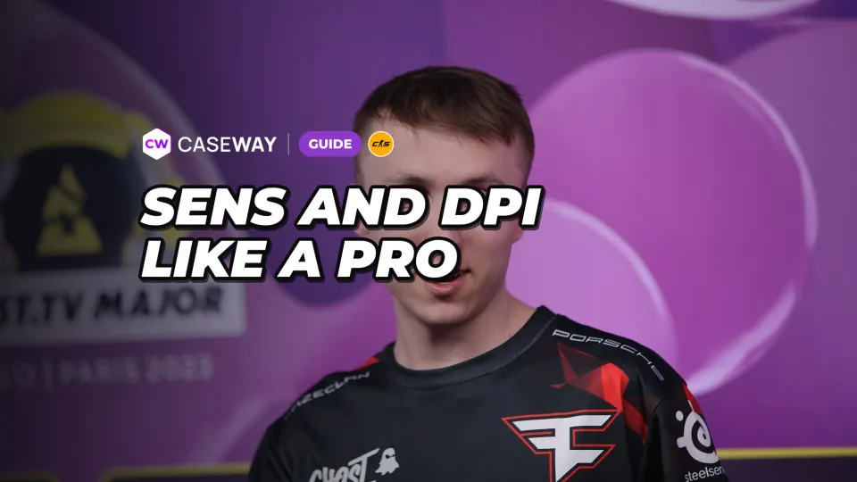 CS2 Pro Players’ Sensitivity and DPI: eDPI and How to Choose Your Settings