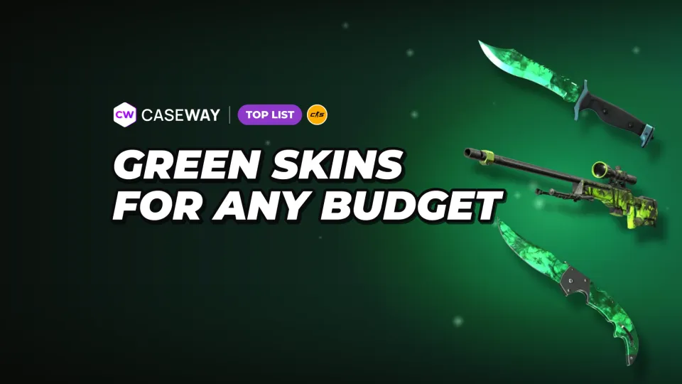 Green Skins in CS2: Weapons, Knives, and Gloves for Every Budget