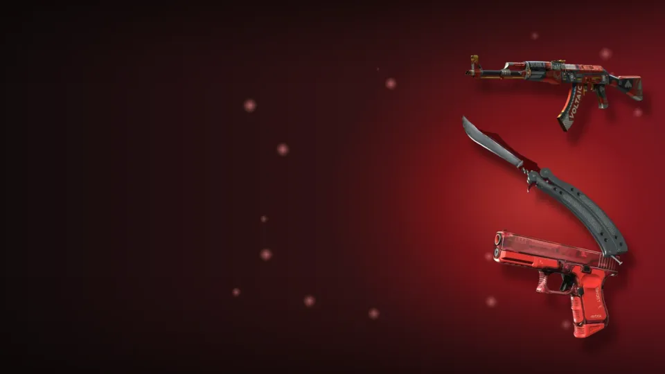 Skins vermelhas no CS2: preços e opções populares para armas e facas