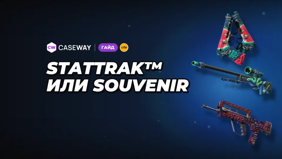 Что такое StatTrak™ в CS2: отличия от Souvenir и цены версий