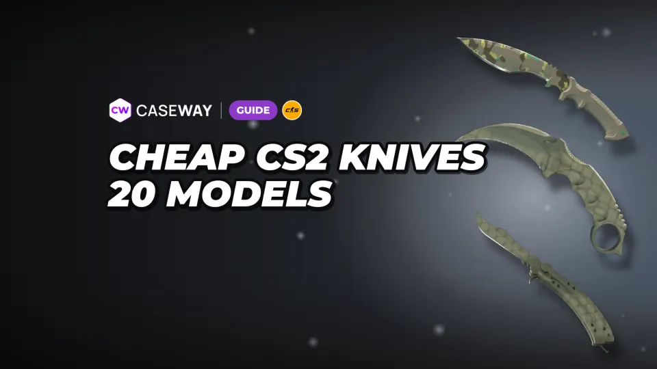 The Cheapest Knife in CS2: Prices for All 20 Models and Wear Comparison