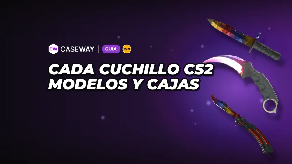 Todos los cuchillos de CS2: 20 modelos, acabados, cajas y precios iniciales