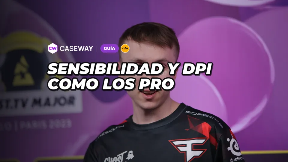 Sensibilidad y DPI de pros de CS2: eDPI y cómo elegirla