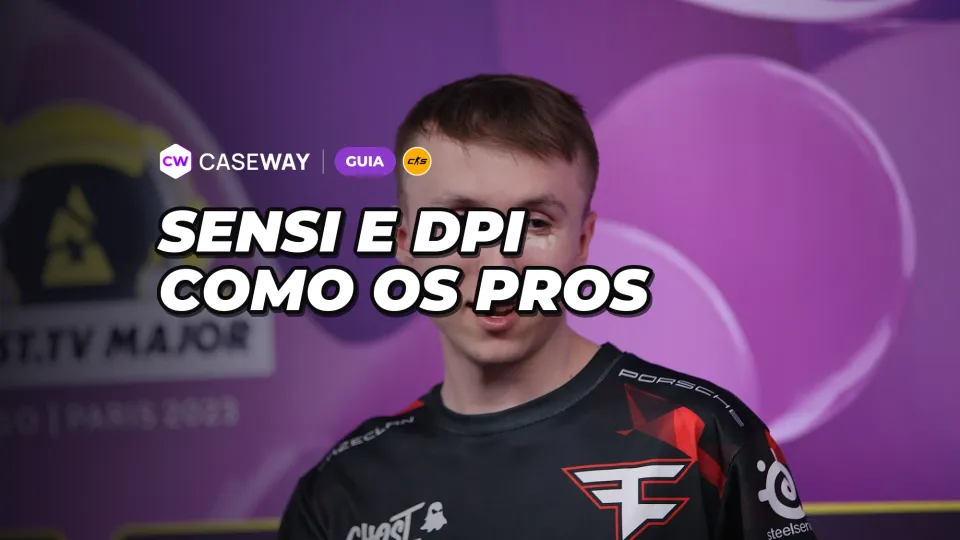 Sensibilidade e DPI dos pro-players de CS2: eDPI e como escolher