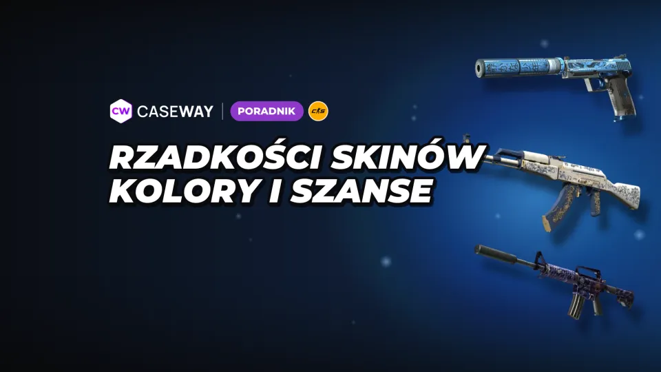 Rzadkość skinów w CS2: kolory, szanse z case’ów i zasady wymiany