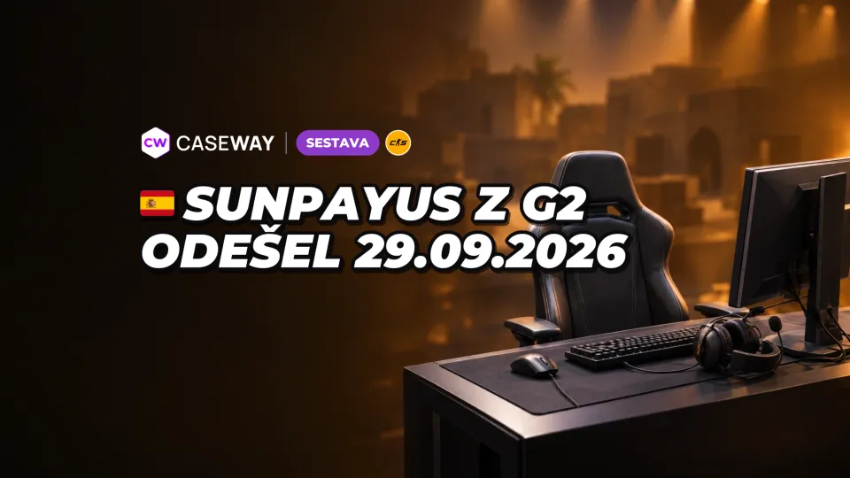 SunPayus opustil G2: jeho místo už zaujal r1nkle, přestup do FUT zatím není potvrzen