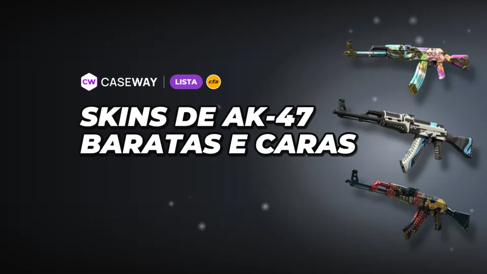 Skins de AK-47 no CS2: opções populares do barato ao caro