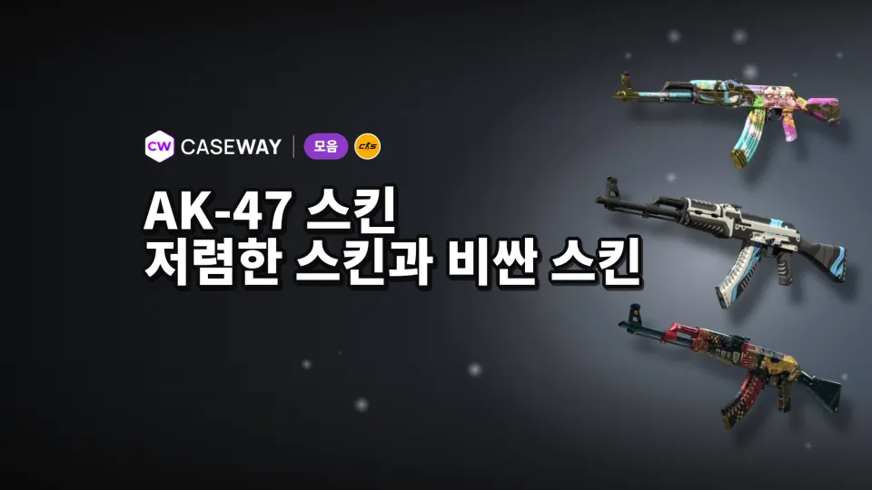 CS2 AK-47 스킨: 저렴한 것부터 비싼 것까지, 거래가 활발한 스킨