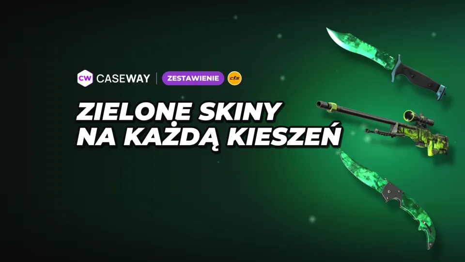 Zielone skiny w CS2: broń, noże i rękawice na każdą kieszeń