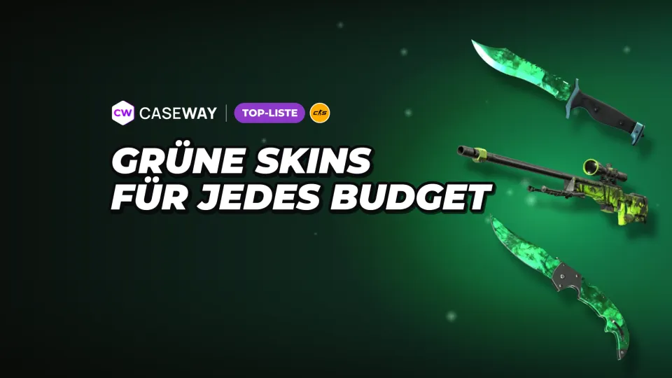 Grüne Skins in CS2: Waffen, Messer und Handschuhe für jedes Budget