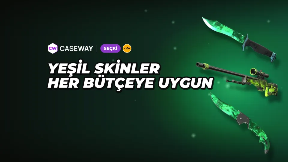CS2’de yeşil skinler: bütçeye göre silah, bıçak ve eldiven seçenekleri