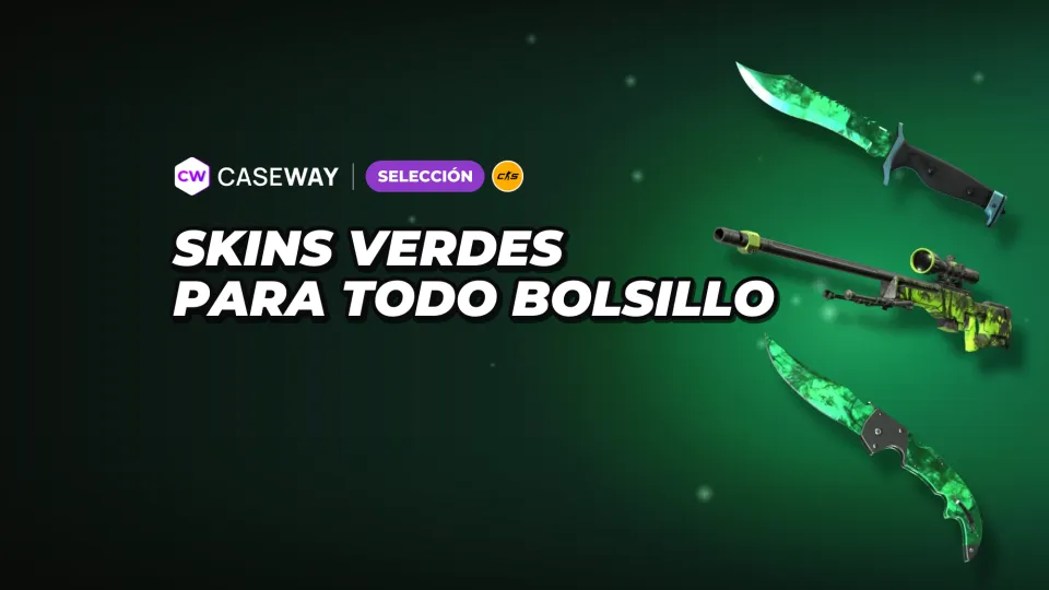 Skins verdes de CS2: armas, cuchillos y guantes para cada presupuesto