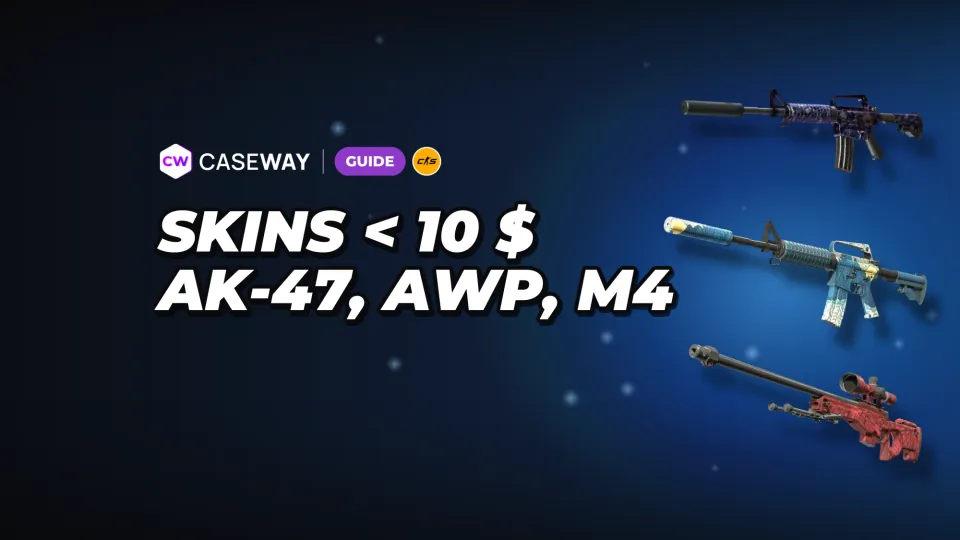 Skins CS2 abordables pour AK-47, AWP et M4 : moins de 10 $