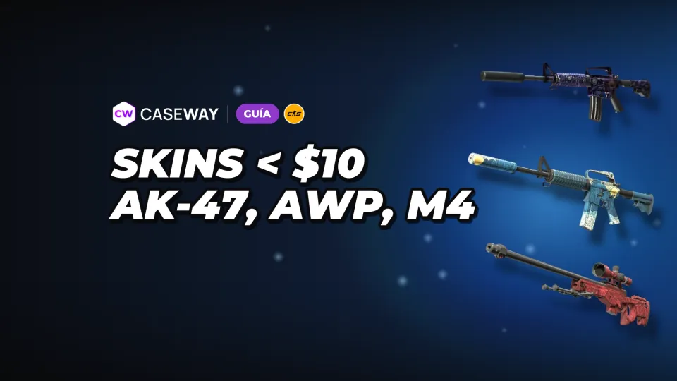 Skins baratos de CS2 para AK-47, AWP y M4: opciones por menos de $10