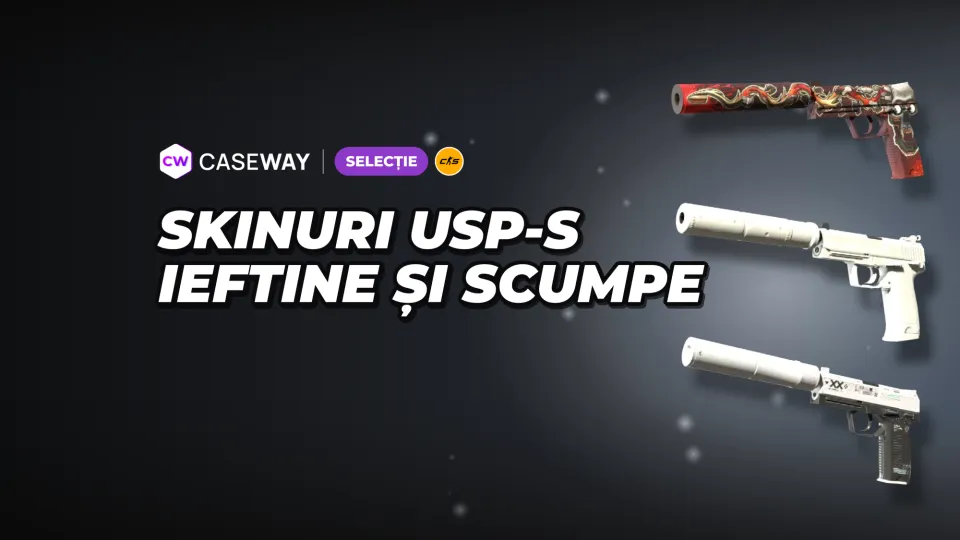 Skinuri pentru USP-S în CS2: variante populare, de la ieftine la scumpe