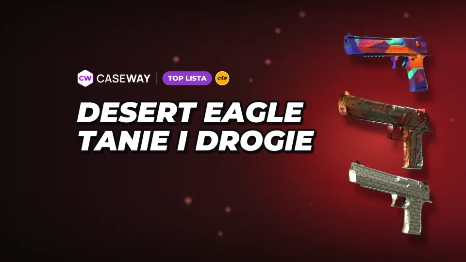 Skórki do Desert Eagle’a w CS2: popularne wzory od tanich po drogie