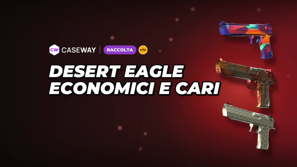 Skin per il Desert Eagle in CS2: le più scambiate, dalle economiche alle costose