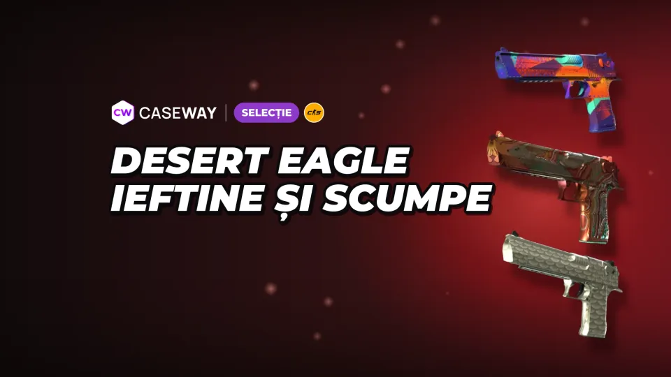 Skinuri pentru Desert Eagle în CS2: variante populare, de la ieftine la scumpe