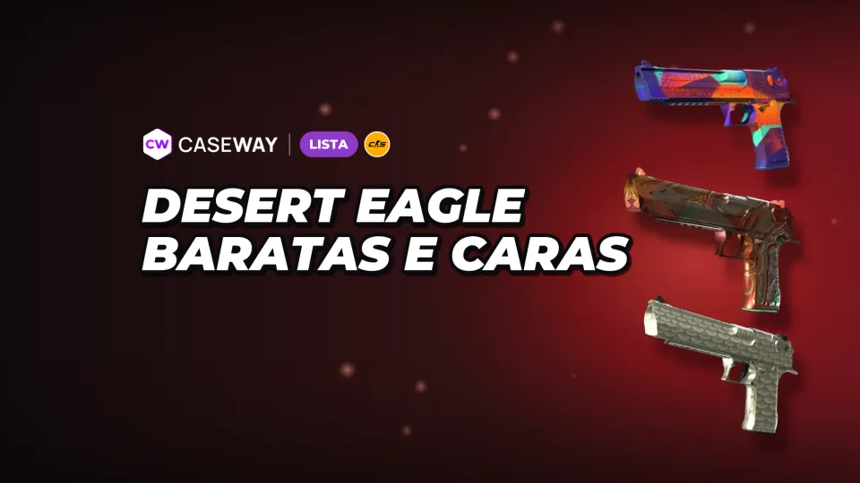 Skins de Desert Eagle no CS2: opções populares do barato ao caro
