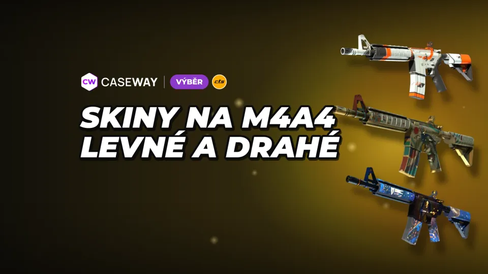Skiny pro M4A4 v CS2: nejlepší varianty od levných po drahé