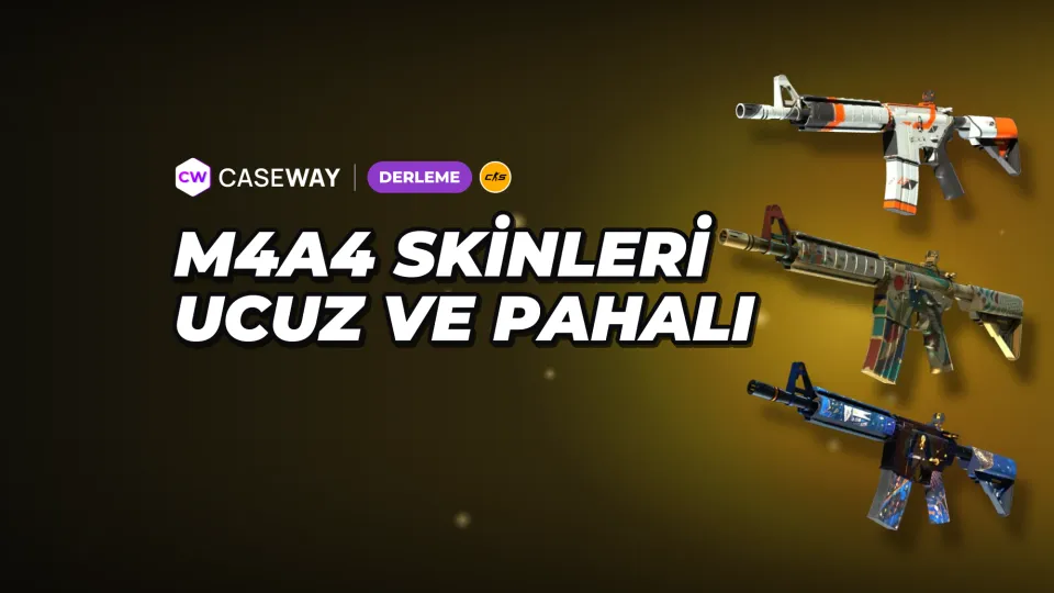 CS2’de M4A4 Skinleri: Ucuzdan Pahalıya En İyi Seçenekler