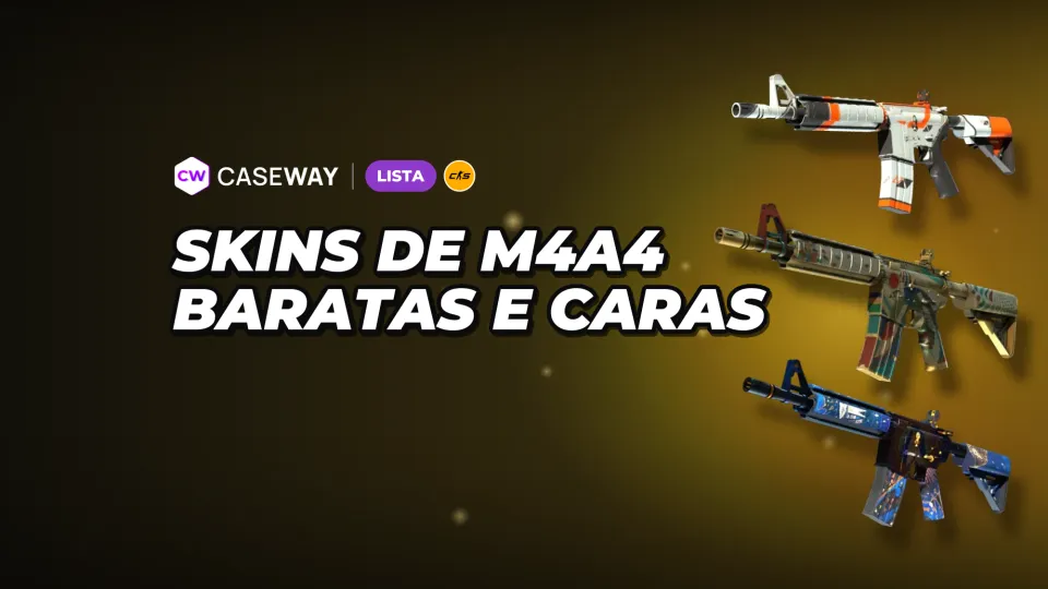Skins de M4A4 no CS2: melhores opções das mais baratas às mais caras