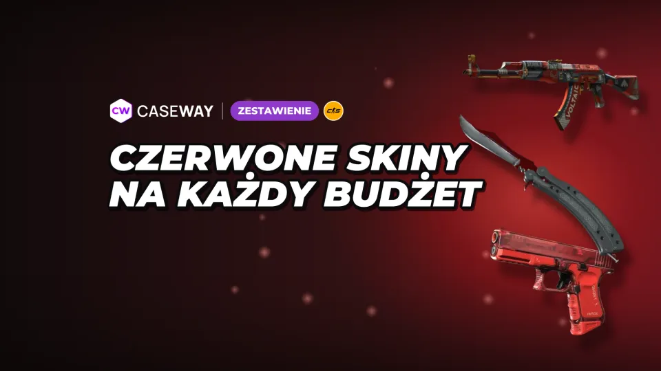 Czerwone skiny w CS2: ceny, popularne wykończenia broni i noży