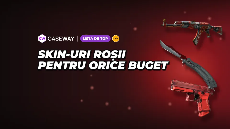 Skinuri roșii în CS2: prețuri, modele populare pentru arme și cuțite