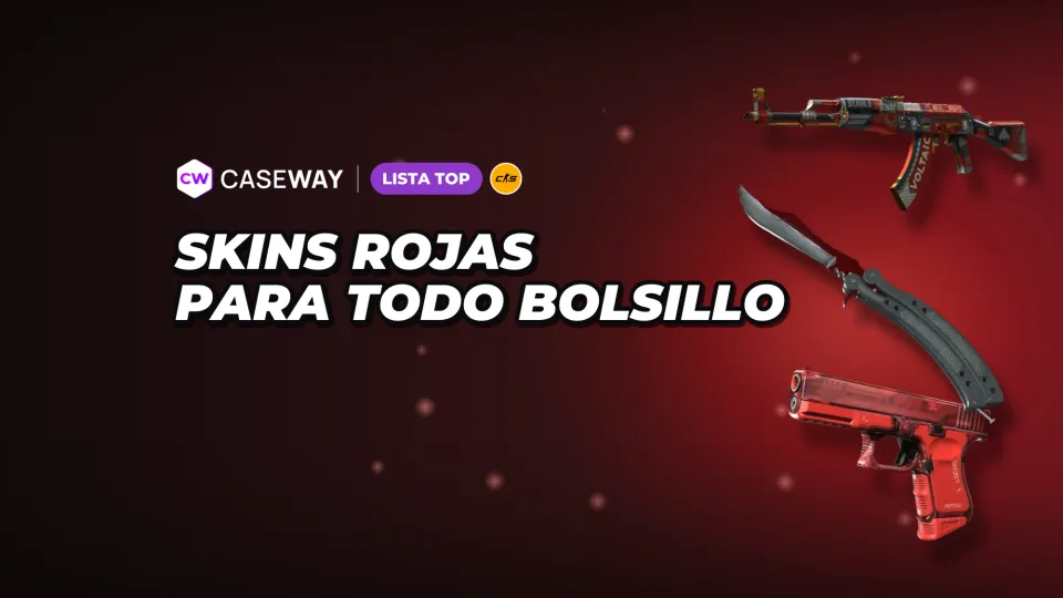 Skins rojas en CS2: precios, diseños populares para armas y cuchillos
