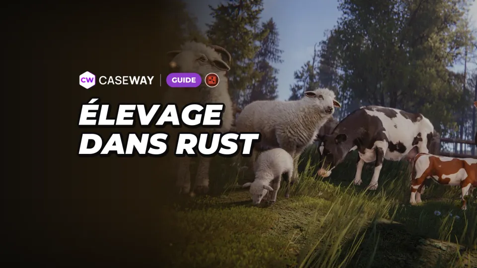 Élevage dans Rust : vaches, moutons, lait, laine et reproduction