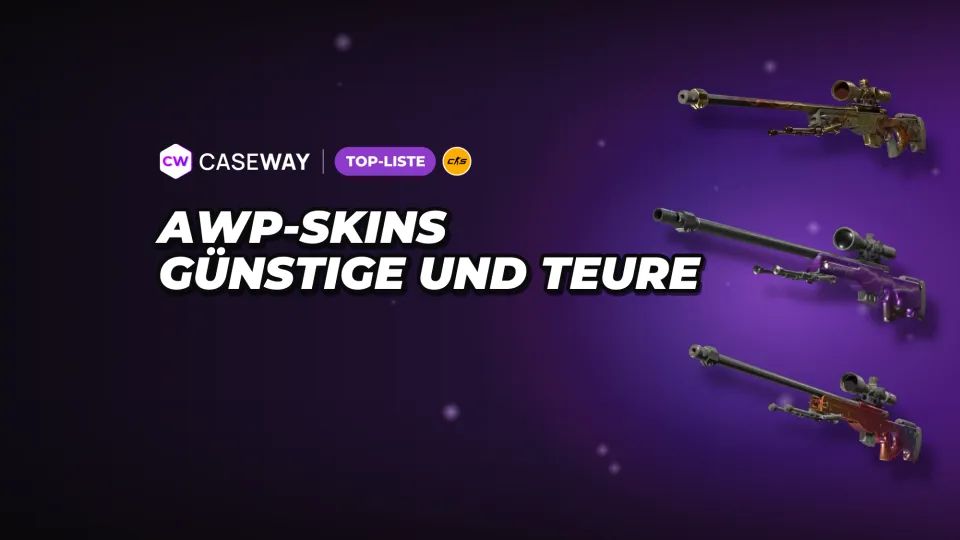 AWP-Skins in CS2: Beliebte Lackierungen von günstig bis teuer