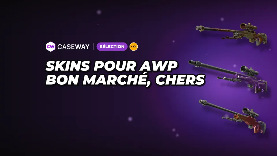 Skins d’AWP dans CS2 : des modèles recherchés, du moins cher au plus cher