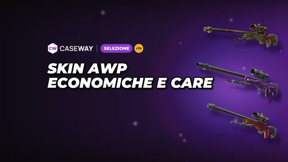 Skin per AWP in CS2: le più scambiate, dalle economiche alle costose