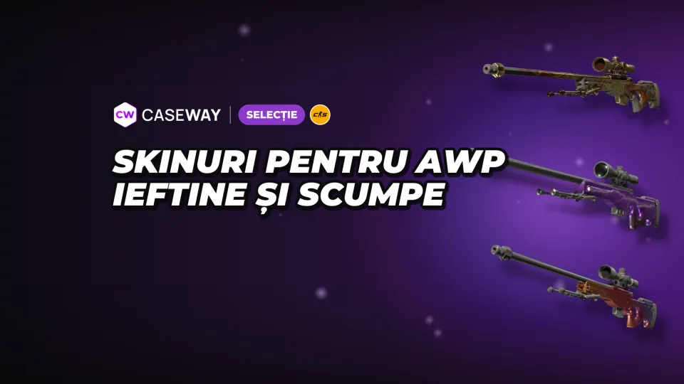 Skinuri pentru AWP în CS2: modele populare, de la ieftine la scumpe