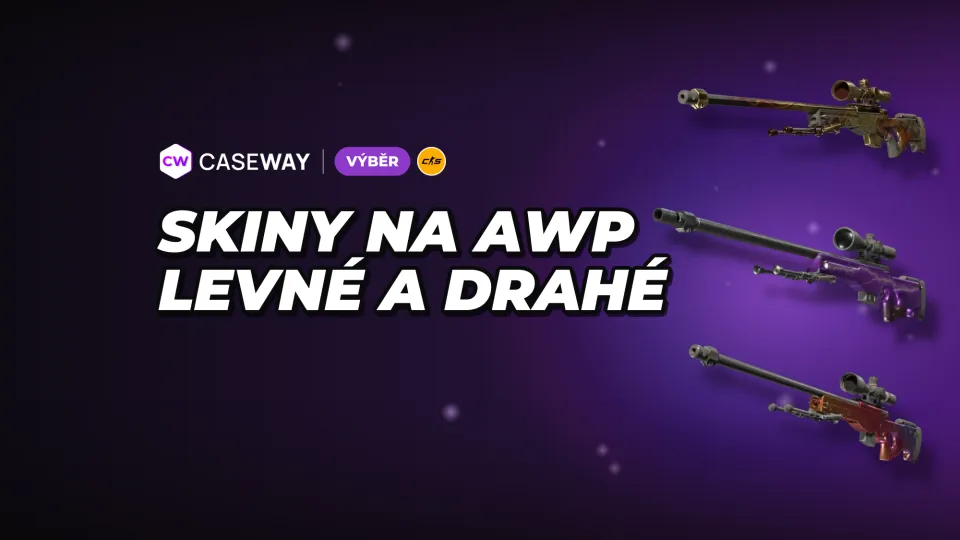 Skiny na AWP v CS2: oblíbené vzhledy od levných po drahé