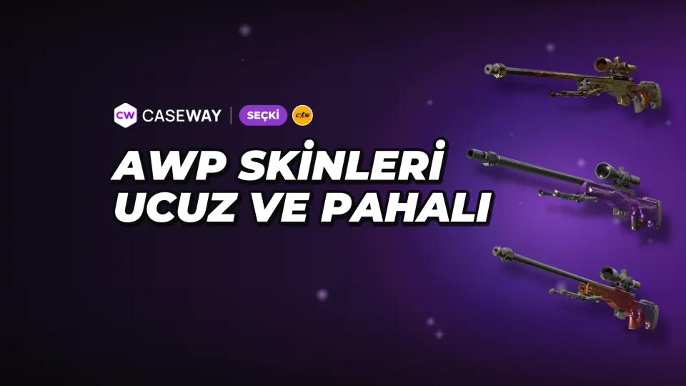CS2’de AWP Skinleri: Ucuzdan Pahalıya Popüler Kaplamalar