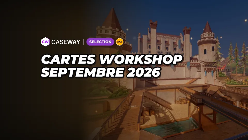 Cartes du Workshop CS2 de septembre 2026 : entraînement, coop et modes insolites