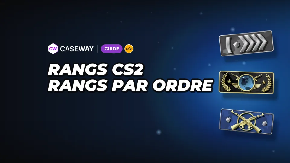 Rangs CS2 : ordre des grades et répartition des joueurs