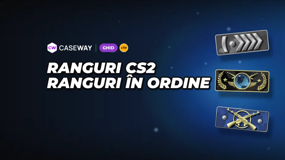 Rangurile CS2: ordinea gradelor și distribuția jucătorilor