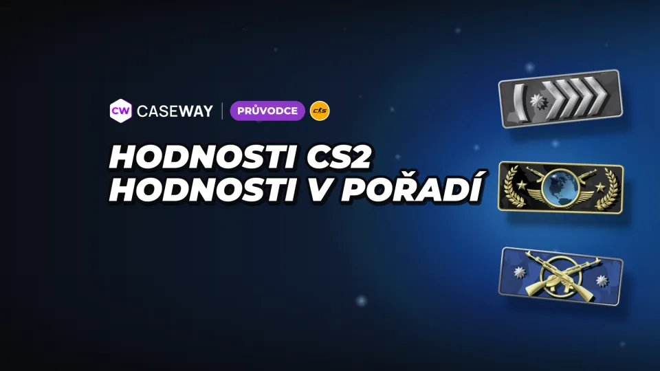 Hodnosti v CS2: pořadí a rozložení hráčů