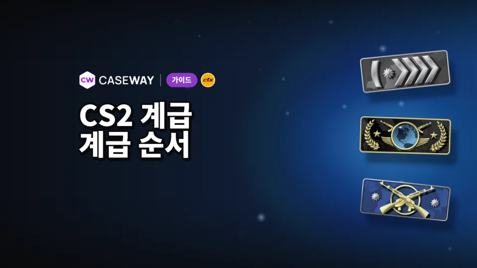 CS2 랭크 순서와 플레이어 분포