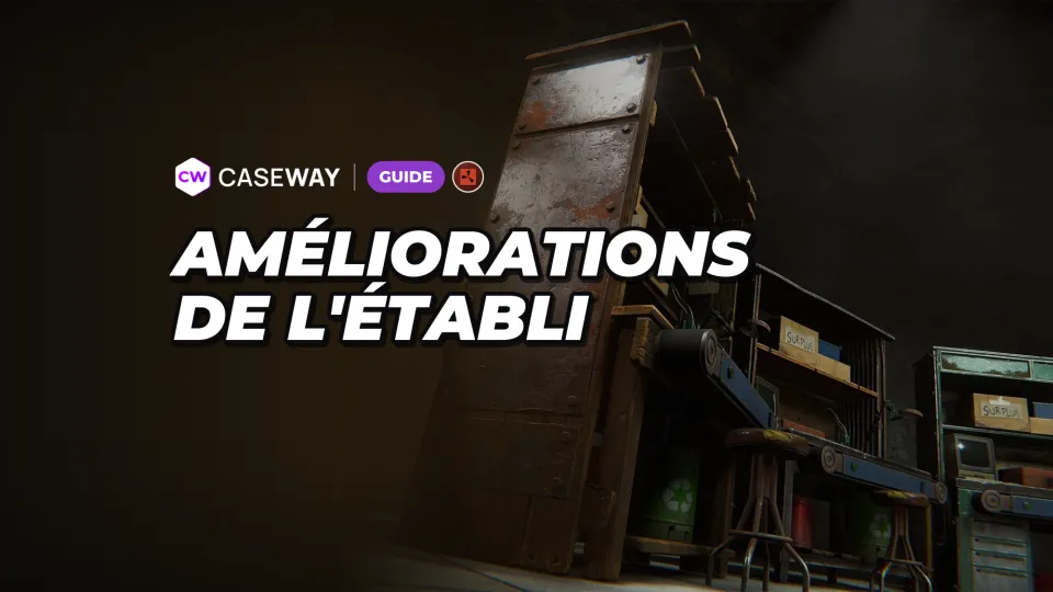 Améliorations d’établi dans Rust : bonus et emplacements