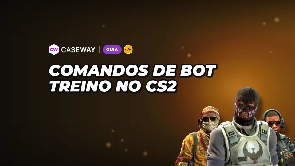 Comandos de bot no CS2: adicionar, remover, congelar e montar um treino