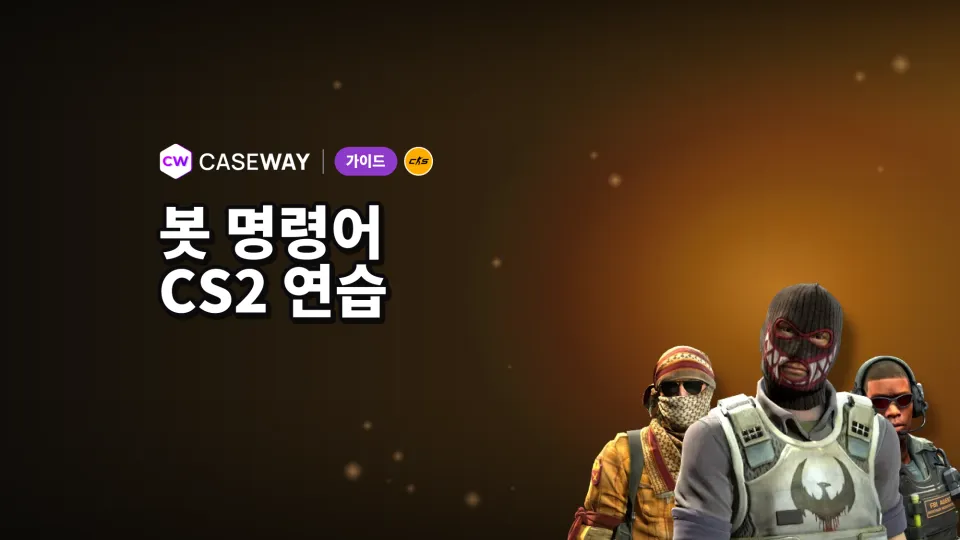 CS2 봇 명령어: 봇 추가,제거,정지와 연습 설정