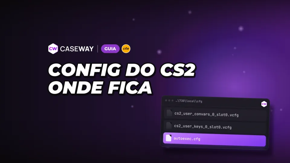 Onde fica o config do CS2: como salvar, transferir e redefinir as configurações