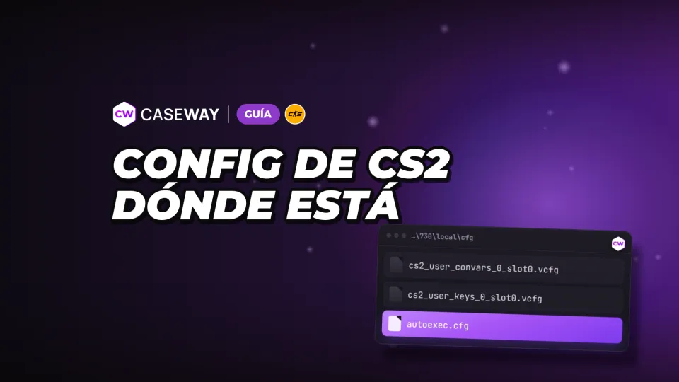 Dónde está la config de CS2: cómo guardarla, transferirla y restablecer los ajustes