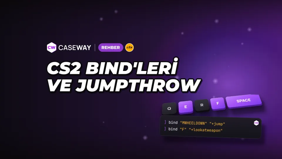 CS2 Bindleri: Mouse Tekerleğine Zıplama, El Bombaları, Satın Alma ve Jumpthrow