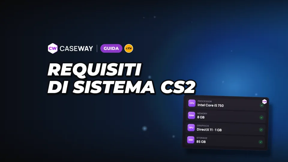 Requisiti di sistema di CS2: il tuo PC la regge?