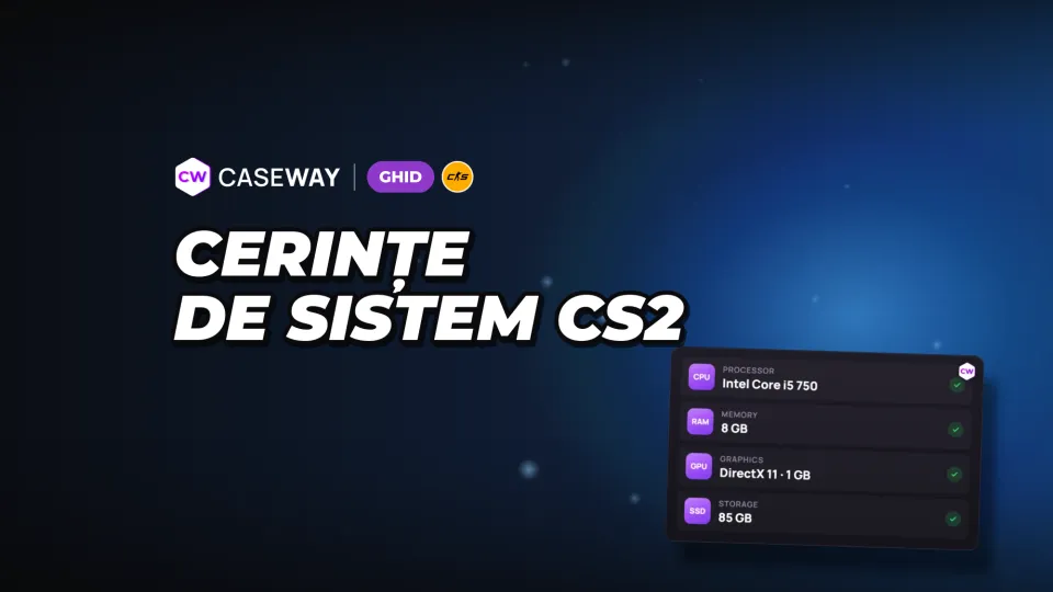 Cerințele de sistem pentru CS2: va rula jocul pe PC-ul tău?