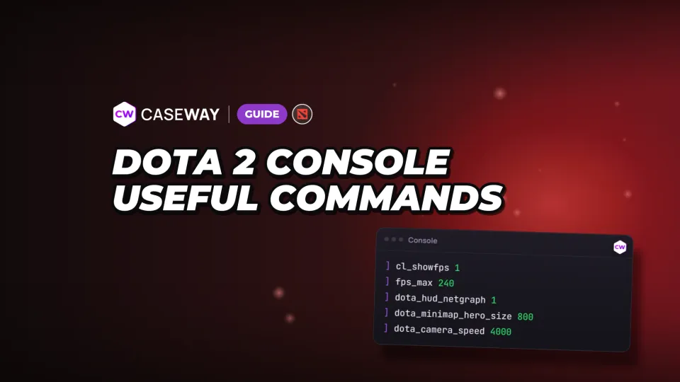 Dota 2 Console Commands: FPS, Minimap, Camera, and Your Own Config